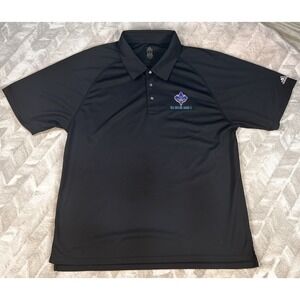 Adidas NBA New Orleans Hornets Throwback 2XL Polo Y2k Performance‎ Golf Apparel